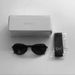 DKNY Aviator Sunglasses DY5060 Silver Metal Frame
